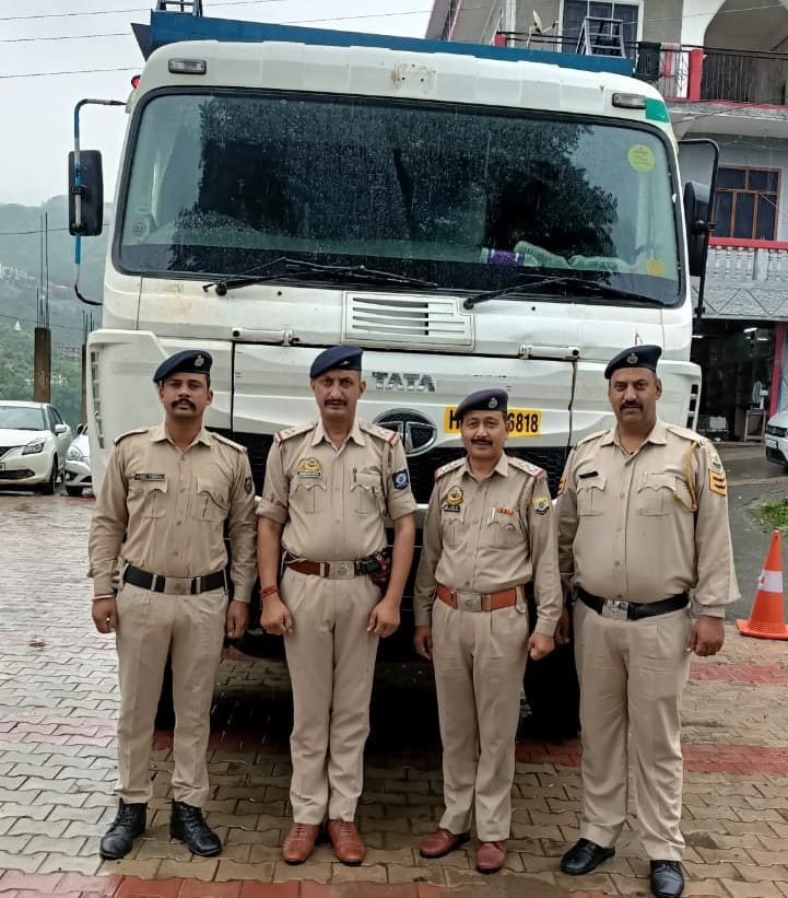 सोलन पुलिस ने कंडाघाट से चोरी डिप्पर हरियाणा से किया बरामद कर