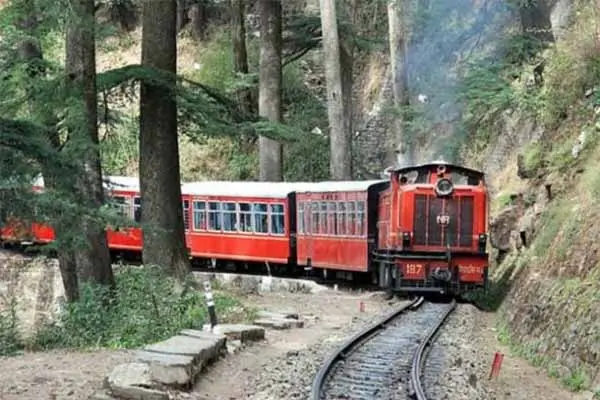 Rail on Kalka Shimla Railway Track