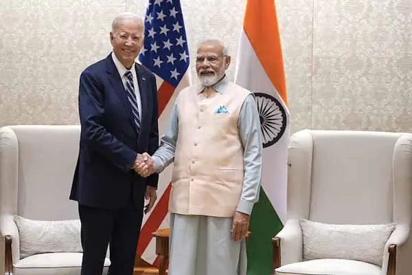 Prime Minister Narendra Modi meets President Biden