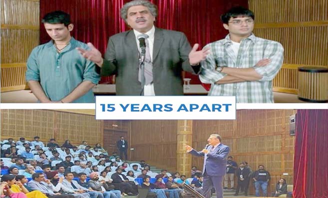 Bauman Irani Shares Memories of 3 Idiots: 15 साल बाद IIM बैंगलोर में 'वायरस' की वापसी", बॉमन ईरानी ने साझा की पुरानी यादें!