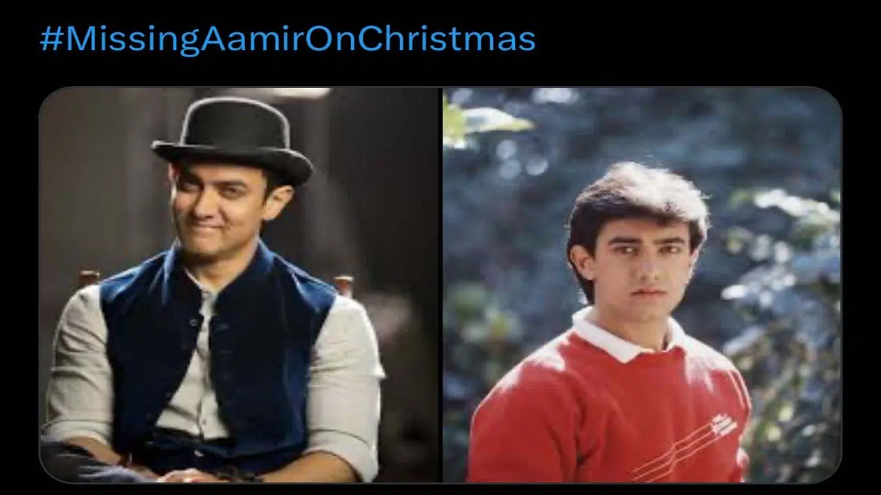 अपने प्यार का इज़हार करते हुए, आमिर खान के फैंस ने सोशल मीडिया पर #MissingAamirOnChristmas किया ट्रेंड !